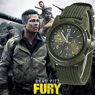 Relógio De Pulso Masculino De Quartzo Com Pulseira De Tecido / Da Moda / Casual | Casual Men Military Army Quartz Watch Fashion Canvas Strap Wrist Watch