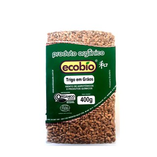 Semente De Trigo Orgânico com certificado, Grama De Trigo, Wheat Grass - Ecobio 400G