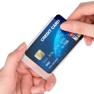 Porta Cartão Banco Protetor para Cartão Documento Crédito Material Semi Flex