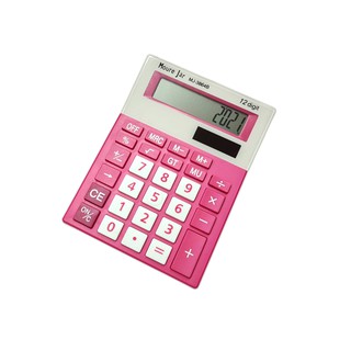Calculadora De Mesa Rosa - Mourejar - Visor Elevado 12 Digts