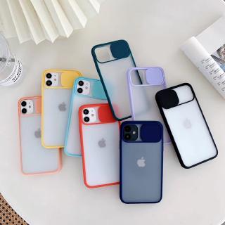 Slide Camera Protection Cases iPhone 11 Pro Max X XR XS Max 6 6s 7 8 Plus SE2 2020 Shockproof Matte Transparent Cover