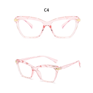 Armação De óculos Anti-radiação E Anti-azuis Computador Armação De óculos Moda Olho De Gato Mulheres óculos De Luz Azul (6)