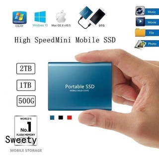 Mini HD externo 2TB de disco rígido Interface Disko Resistente Externo Portátil De Original Disko Rígido Externo Material De Superfície Fosco De Metal (1)