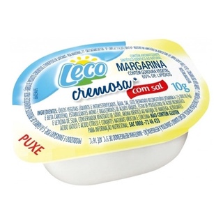 Margarina Leco sache 10g caixa com 25 unidades *PERTO DA VALIDADE*
