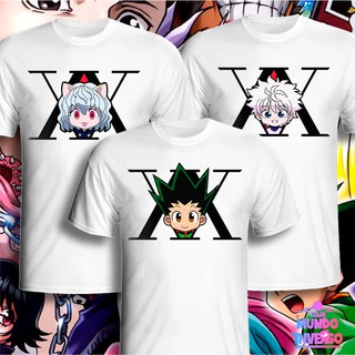Camisa T-Shirt Hunter x Hunter - Gon/Killua/Neferpitou (Personalizada e Exclusiva @lojamundoinverso)