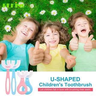 Escova De Dente Em Forma De U De 360 ​​graus Para Crianças De 2 A 12 Anos escova de dente infanti xícara colar (7)