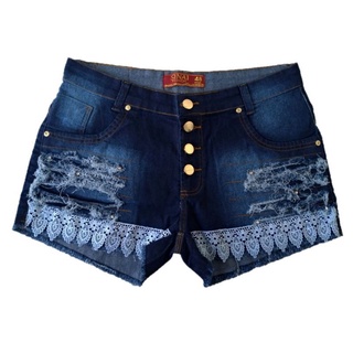 Short Jeans Feminino Plus Size Com Lycra Tamanho Grande 46/54 (8)