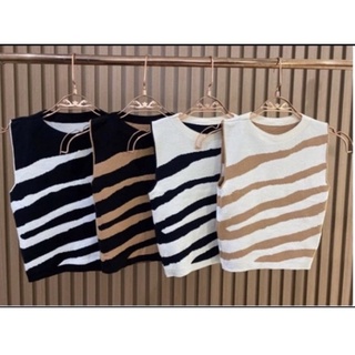 cropped verão zebra, tricot 2022