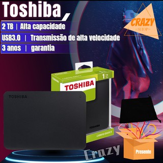 【Estoque pronto】Toshiba Disko Resistente Externo HD Externo 1tb 2tb 5400rpm