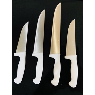 Facas de Cozinha Inox Cabo Branco 7’, 8’, 10’ E 12’ (1)