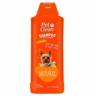 Shampoo Natural Para Cães e Gatos 700ml - Todos os Pelos - Pet Clean