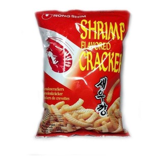 3un Salgadinho De Camarão Shrimp Cracker - Nong Shim 75g