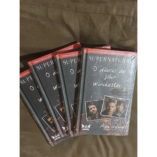 Livro O diário de John Winchester Série Supernatural capa dura novo presente (4)