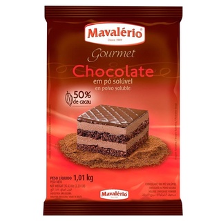 Chocolate em pó Gourmet 50% cacau 1,01Kg - Mavalério