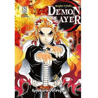 Mangá Demon Slayer - Kimetsu No Yaiba - Vol.8 Panini Novo e Lacrado