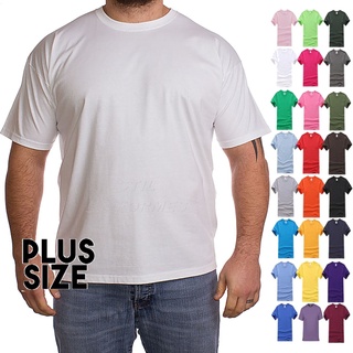 Camiseta Slim de Malha Fria (PV). Camisa Plus Size (EXG e EXGG) Blusa Lisa Básica Unissex