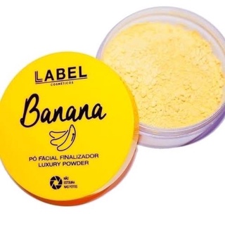 Pó Banana Fixador Translucido Finalizador Label Maquiagem