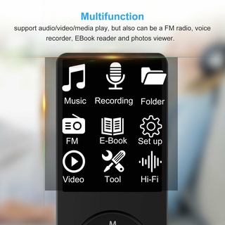16gb Gravador De Mp3 Player Bluetooth Hifi Som Alto-Falantes Mp4 Media Fm (3)