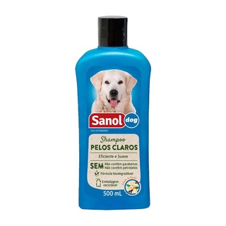 Shampoo Sanol Dog Pelos Claros - 500ml
