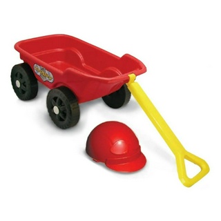 Brinquedo Carrinho De Puxar Infantil Vermelho - Kepler