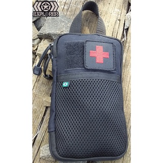 Bolsa médica tática acessórios para kit de primeiros socorros, bolsa de transporte, armazenamento de cintura.