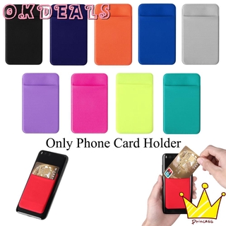 OKDEALS Elásticas Titular Do Cartão De Telefone Universal Caso Carteira Bolso Celular Adesivo Lycra Moda Hot ID De Crédito/Multicolor