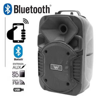Caixa De Som Bluetooth Super Potente Com Suporte Para Celular (1)