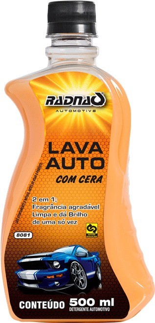Shampoo Lava Auto Com Cera (500 Ml) Radnaq