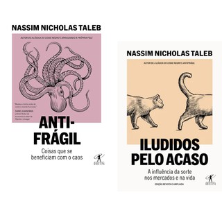 Kit - De Livros Iludidos Pelo Acaso + Anti - Frágil. Envio rápido.