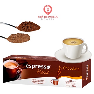 Capsulas de café Espresso Blend "Aroma" Chocolate com 10 unidades compativel Nespresso