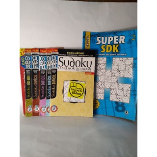 Revista Sudoku - Facil Medio Dificil / Coquetel logica Passatempo VALOR UNIDADE (1)