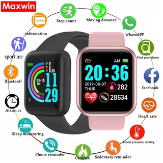Y68 D20 New Macaron Smart Watch Colorful Fashion Fitness Bracelet Tracker Heart Rate Monitor Bluetooth Smartwatch
