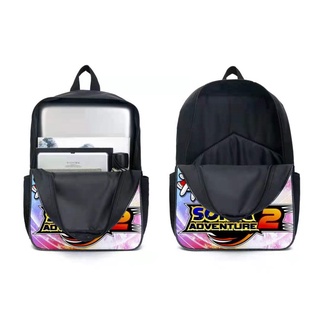 Sonic mochila infantil 16in bolsa de estudante menino menina kit mochila escolar 3pcs (6)
