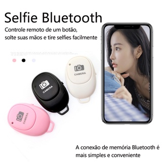 NovoP1Selfie Bluetooth sem fio Android\IOSControle remoto do obturador do dispositivo de selfie do telefone do sistema