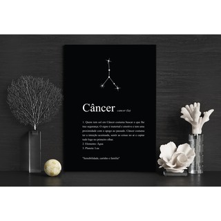 Quadros Decorativos Signo Câncer - quadro decorativo signos signo