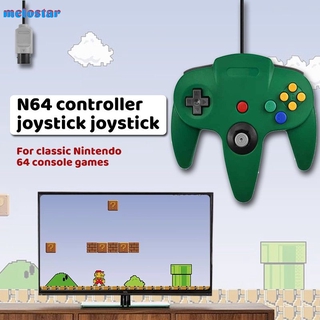 N64 Controlador Gamepad Joystick Longo Com Fio Para O Clássico Nintendo 64 Jogos De Console Controle Para Videogame Parágrafo Ps3 Pc Caixa De Tv Melostar