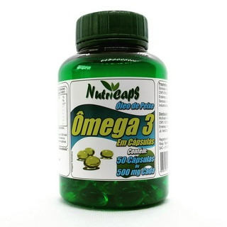 Óleo de Peixe Omega 3 500mg - 50 Cápsulas - Nutrycaps