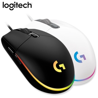 Logitech G102 Luzesync/PRODIGY G203 Gaming Mouse Óptico 8000DPI 16.8M Cor Personalização 6 Botões Branco Com Fio