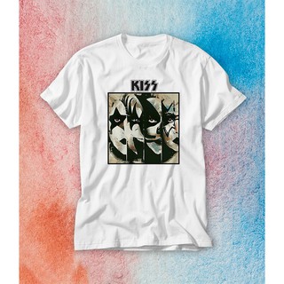 Camiseta Kiss banda hard rock Gene Simmons Paul Stanley