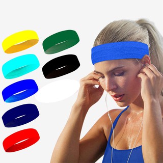 headband Testeira Faixa de cabelo elástica unissex esportiva para academia