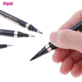 [Nignji] 4Pcs calligraphy brush pen art craft supplies office school writing tools (8)