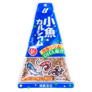 Furikake Peixe e Camarão Calcium Tempero Pronto para Arroz Japones Triângulo Importado Urashima 30g - Three Foods Distribuidora