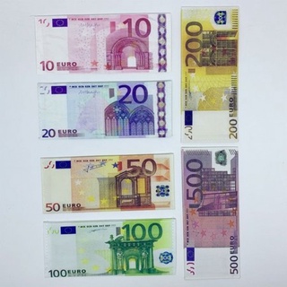 Carteira Slim Dinheiro Nota de Euro - Possui bolso principal para dinheiro e documentos que também é estampado (2)