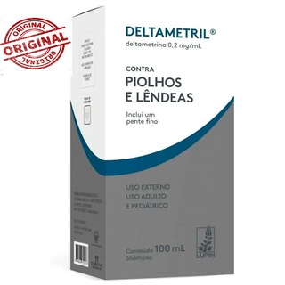 Shampoo Deltametril - 0,2mg/ml | 100ml p/ piolhos e lêndeas