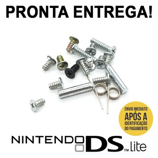 Kit Parafusos Nintendo Ds Lite Ndsl Dsl Completo Novos!
