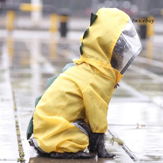 Tb + Capa De Chuva Com Capuz 4 Camadas À Prova D 'Água Para Animais De Estimação / Cães / Gatos (9)