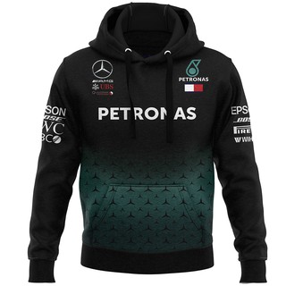 Blusa de moletom Petronas Formula 1 Mercedes Benz.