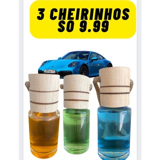 Kit 3 cheirinhos pra carro aromatizante promoção