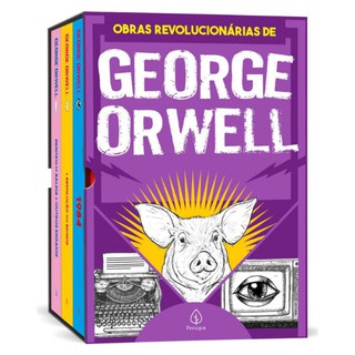Box 3 Livros George Orwell - Obras Revolucionárias