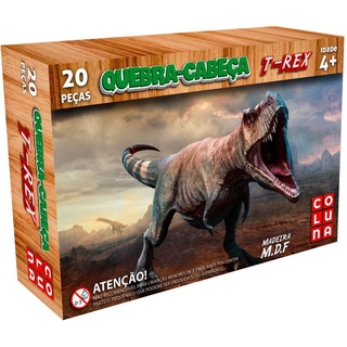 Quebra-Cabeça (Madeira) T Rex 20 Peças - Coluna